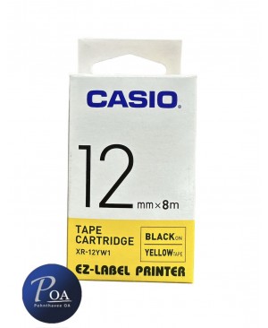 เทปพิมพ์ฉลาก Casio XR-12YW1