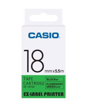 เทปพิมพ์ฉลาก Casio XR-18FGN
