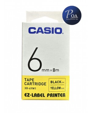 เทปพิมพ์ฉลาก Casio XR-6YW1