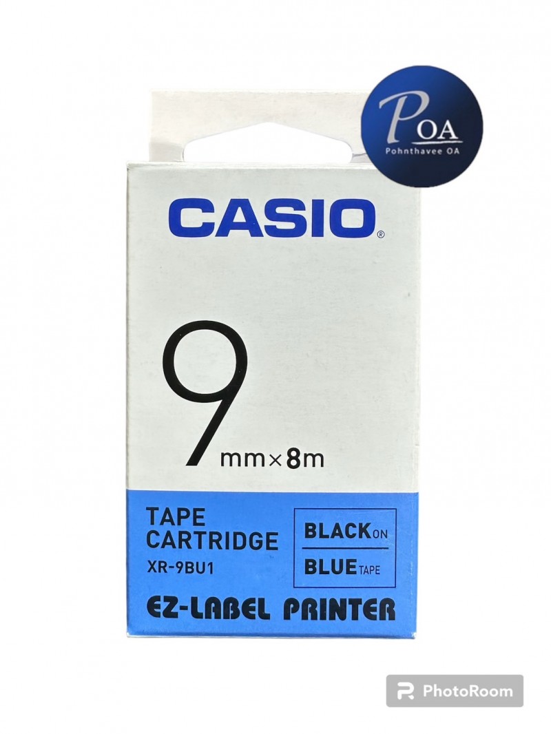 เทปพิมพ์ฉลาก Casio XR-9BU1