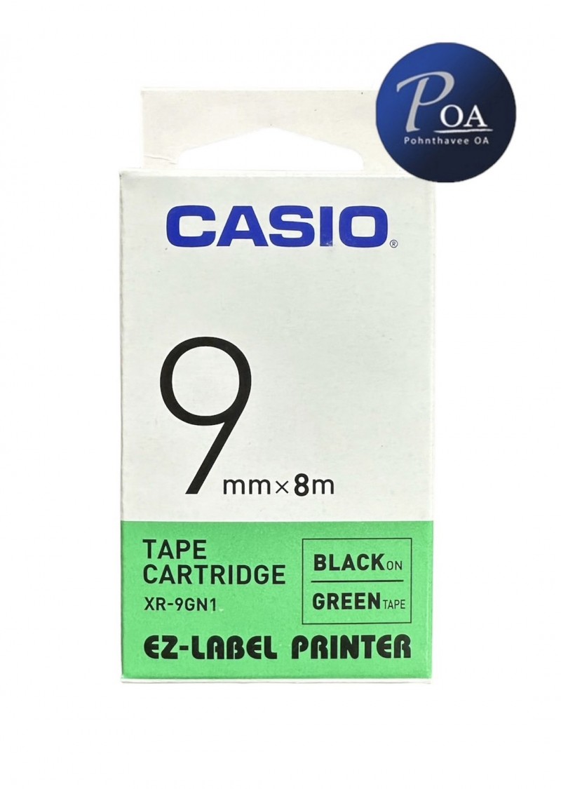 เทปพิมพ์ฉลาก Casio XR-9GN1