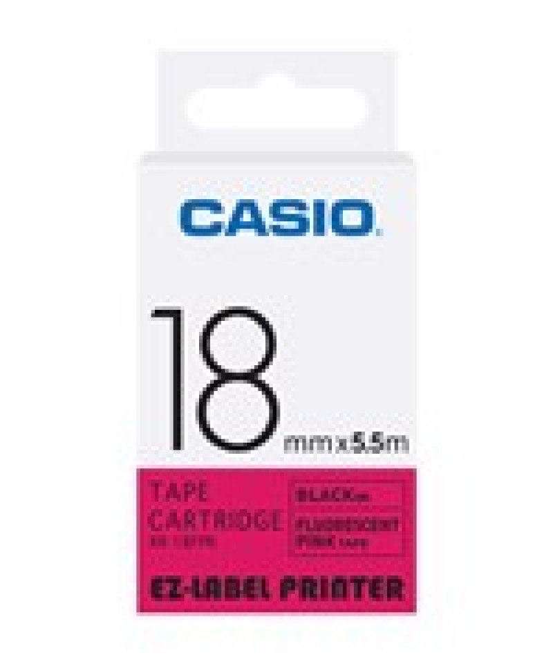 เทปพิมพ์ฉลาก Casio XR-18FPK