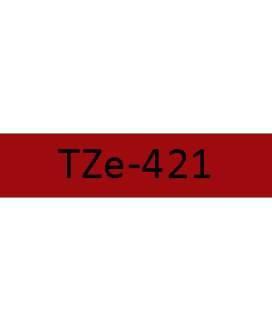 เทปพิมพ์ฉลาก Brother TZE-421 ชนิดเคลือบพลาสติก
