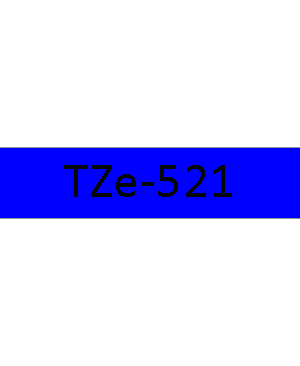 เทปพิมพ์ฉลาก Brother TZE-521 ชนิดเคลือบพลาสติก