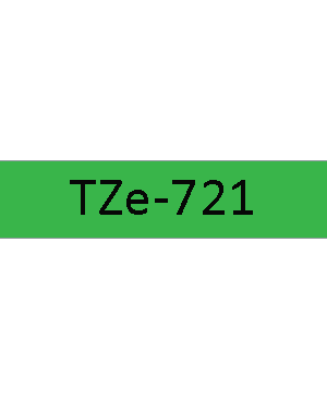 เทปพิมพ์ฉลาก Brother TZE-721 ชนิดเคลือบพลาสติก