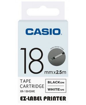 เทปพิมพ์ฉลาก Casio XR-18HSWE