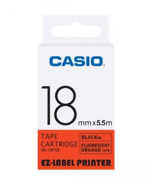 เทปพิมพ์ฉลาก Casio XR-18FOE